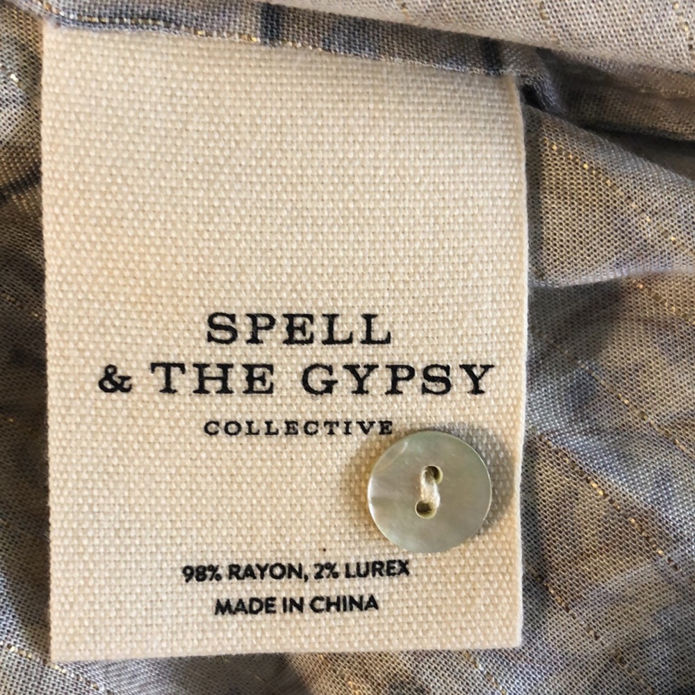 Spell and The Gypsy Collective Oasis Duster Nightshade S/M - Picture 7 of 8